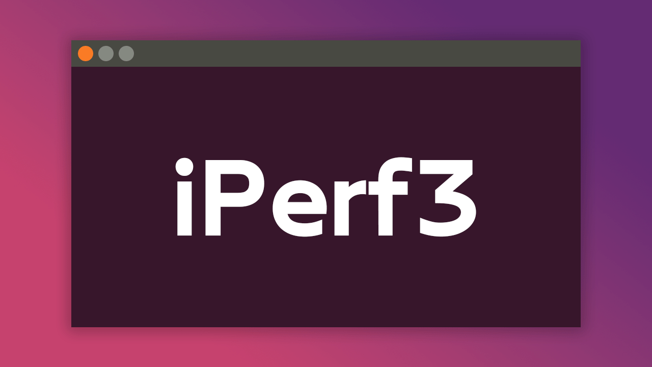 iPerf3 网络性能测试工具的使用教程